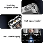 New Upgrade  Men's Portable Mini Rotary Electric Shaver - Image 6