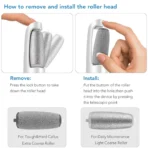Professional Electric Foot File | [Welcome Offer] Rechargeable Callus Remover - Image 4