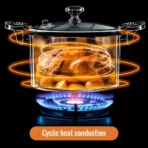 STARKEL™ Professional Series 8L Micro-Pressure Cooker - German Engineered Non-Stick Technology - Image 2