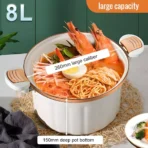 STARKEL™ Professional Series 8L Micro-Pressure Cooker - German Engineered Non-Stick Technology