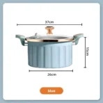 STARKEL™ Professional Series 8L Micro-Pressure Cooker - German Engineered Non-Stick Technology - Image 4